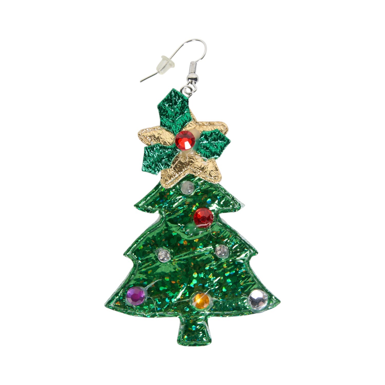 iature Christmas Tree Earrings Czech Glass .925 Sterling Silver Hooks Whimsical Holiday Jewelry　並行輸入品 Handmade Polymer Clay Christmas Tree Earrings: Holiday Dangle Jewelry